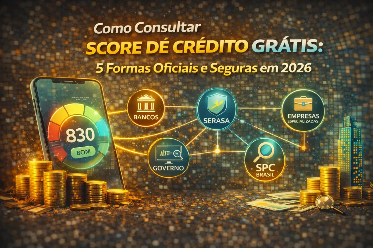 Como Consultar Score de Crédito Grátis: 5 Formas Oficiais e Seguras em 2026