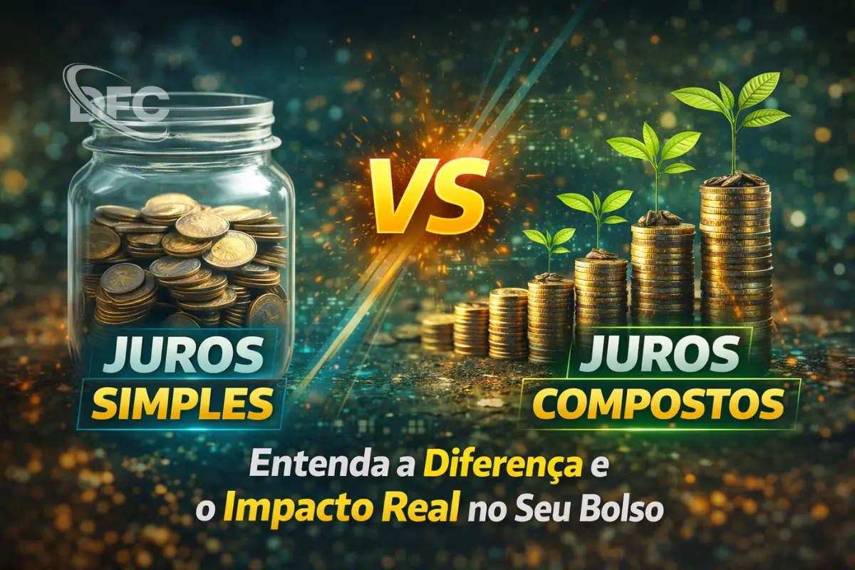 Juros Simples vs Juros Compostos: Entenda a Diferença e o Impacto Real no Seu Bolso