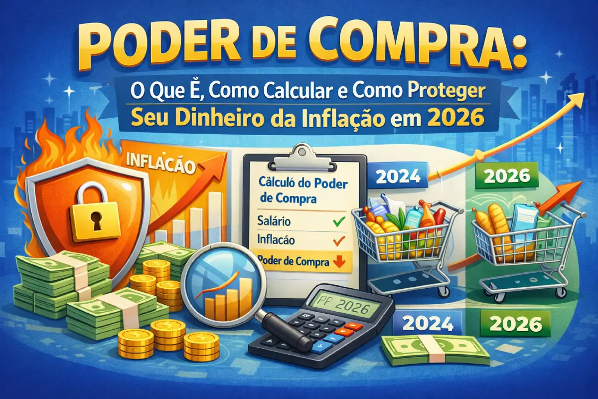 Poder de Compra: O Que É, Como Calcular e Como Proteger Seu Dinheiro da Inflação em 2026