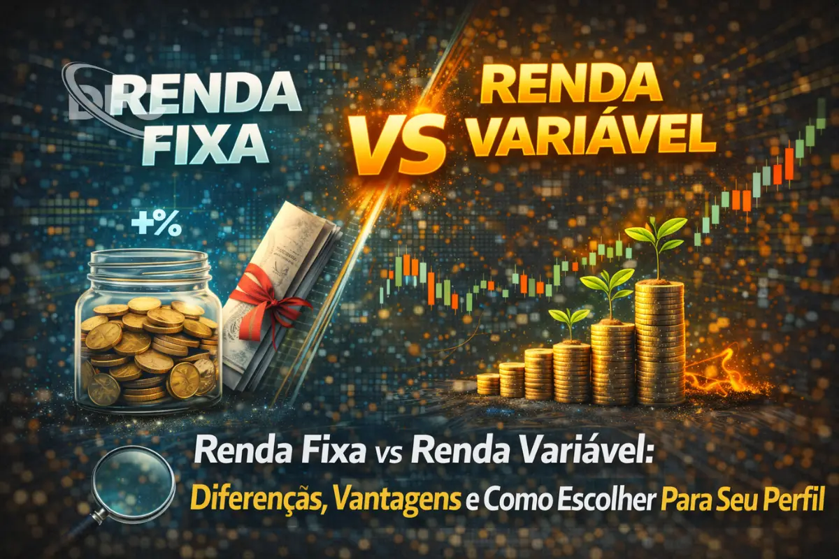 Renda Fixa vs Renda Variável: Diferenças, Vantagens e Como Escolher Para Seu Perfil