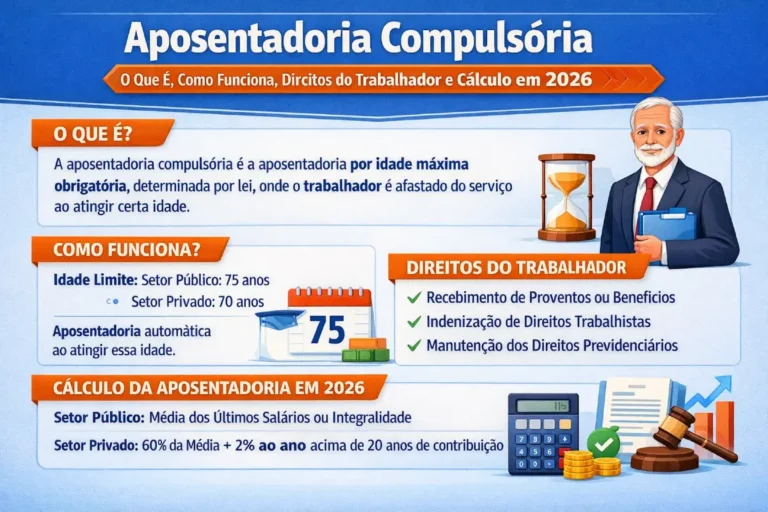 Aposentadoria Compulsória: O Que É, Como Funciona, Direitos do Trabalhador e Cálculo em 2026