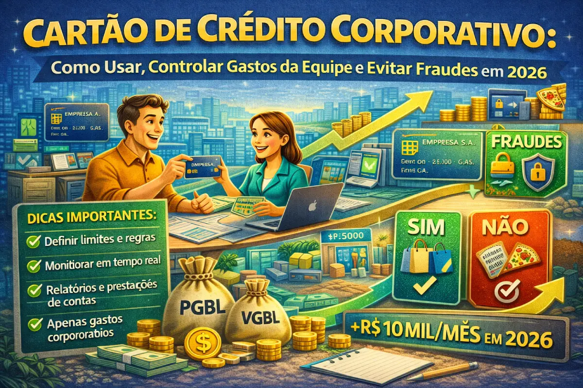 Cartão de Crédito Corporativo: Como Usar, Controlar Gastos da Equipe e Evitar Fraudes em 2026