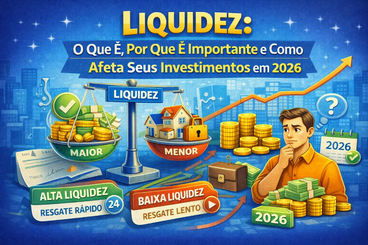Liquidez: O Que É, Por Que É Importante e Como Afeta Seus Investimentos em 2026